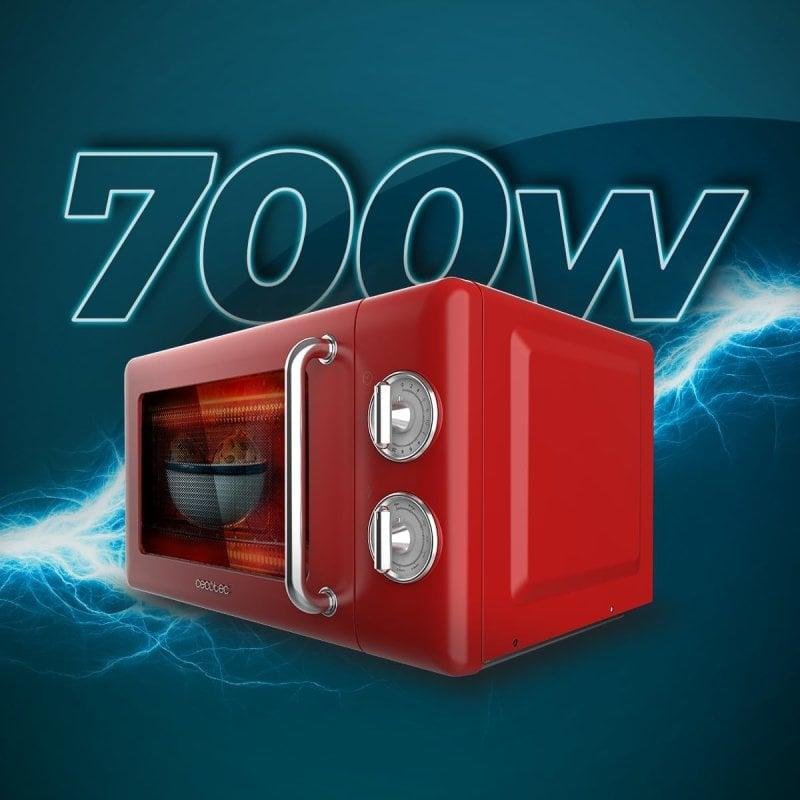Detalle 1 de Cecotec ProClean 3110 Retro microondas 20 L 700 W