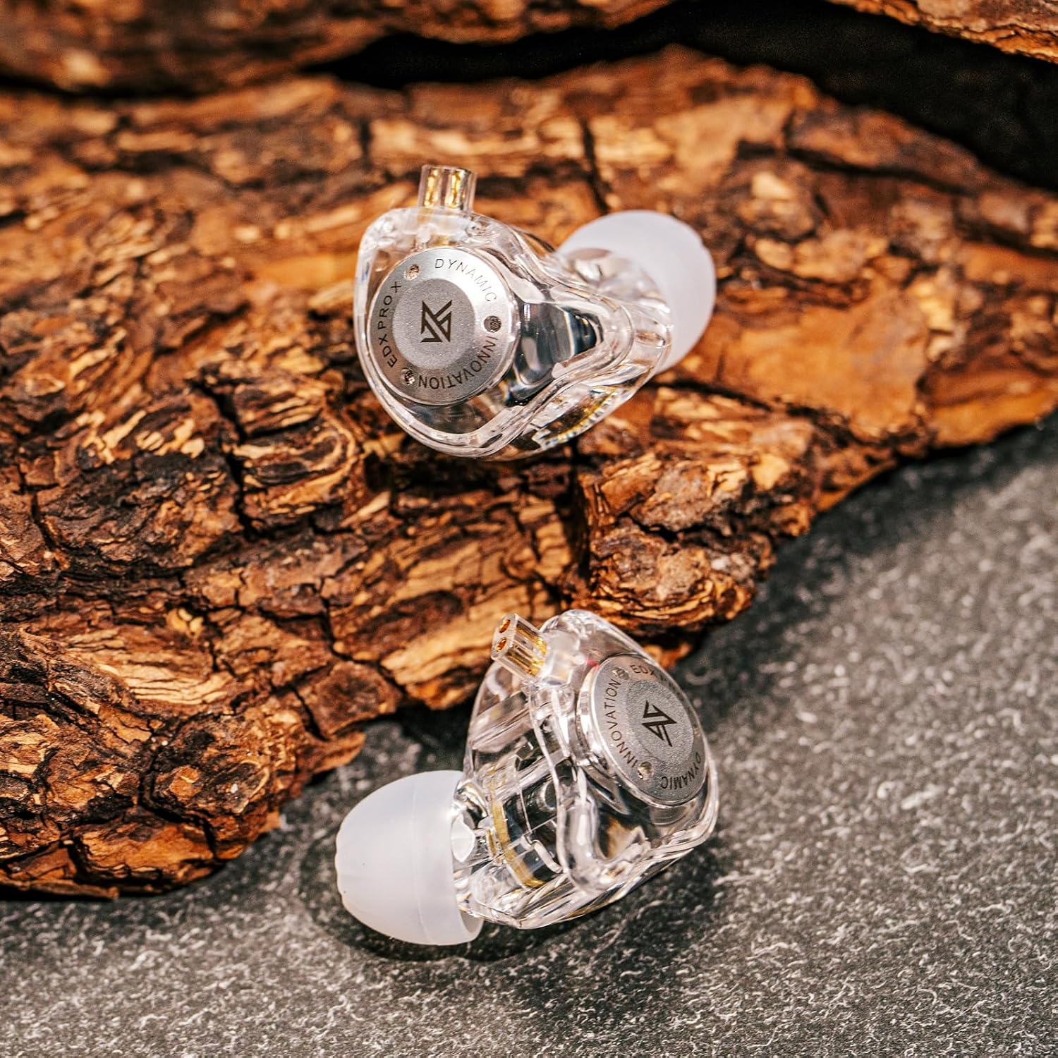 Detalle de Linsoul KZ EDX Pro X auricolari In-Ear cablati con cavo staccabile (senza microfono)