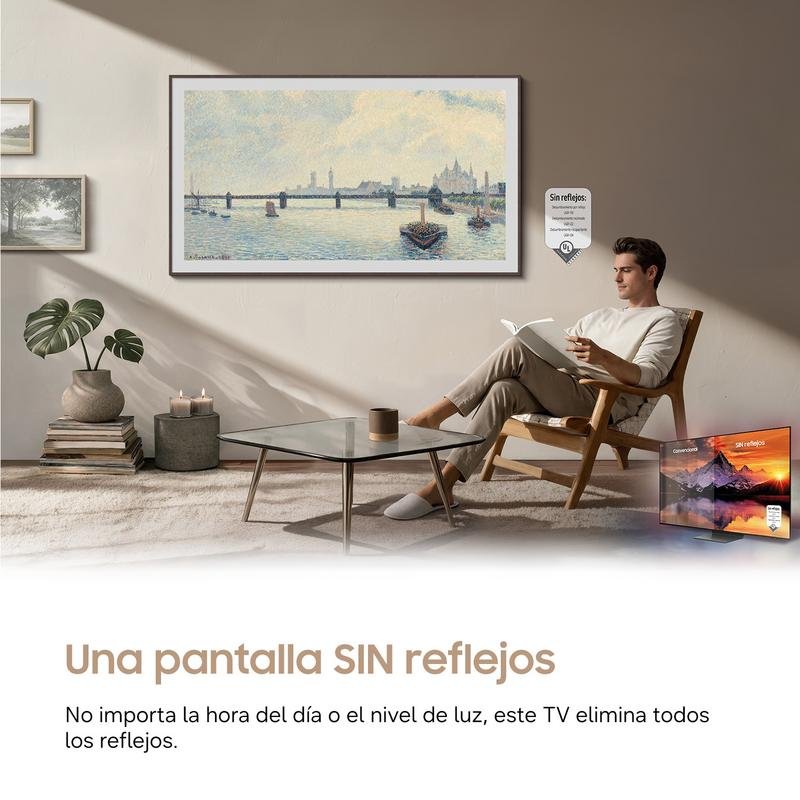 Detalle 2 de Samsung Neo QLED The Frame Pro 75": cine en casa, arte y inteligencia en un único televisor