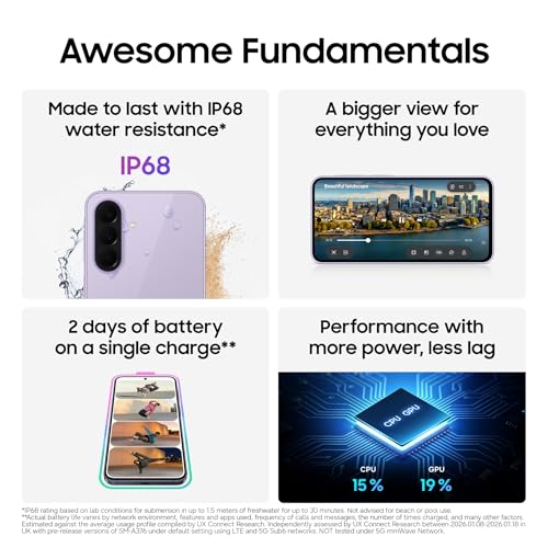 Thumbnail 6 de Samsung Galaxy A37 5G — Slim smartphone with AI features, 6GB RAM, 128GB storage