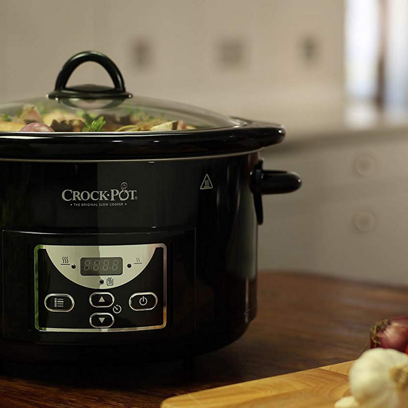 Detalle de Crock-Pot SCCPRC507B olla de cocción lenta digital 4.7L