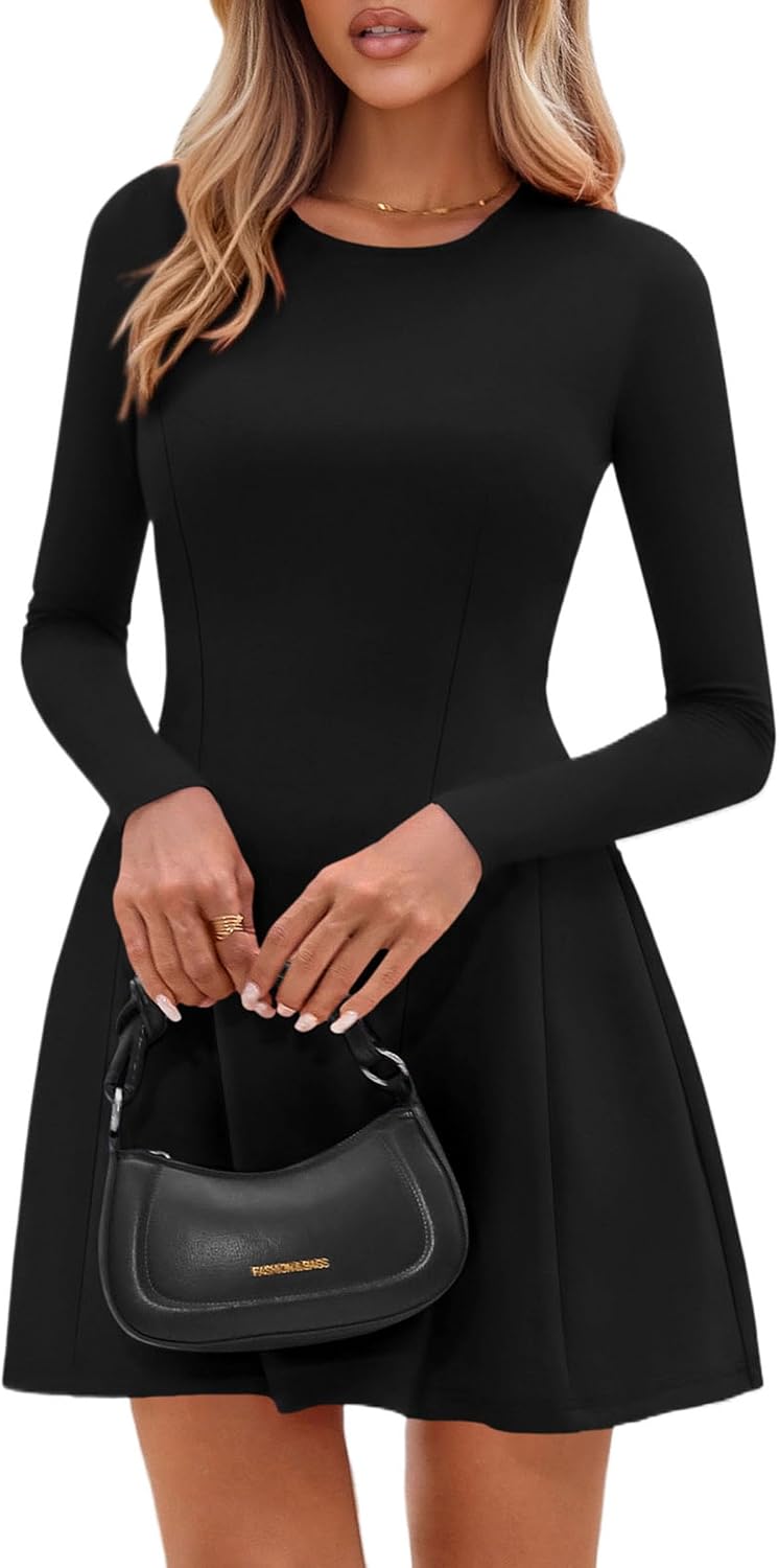 Detalle 2 de PRETTYGARDEN Long Sleeve Mini Dress