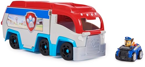 Thumbnail 8 de Paw Patrol Pup Squad Paw Patroller transformable con figura de Chase y vehículo de carreras (pack, +3 años)