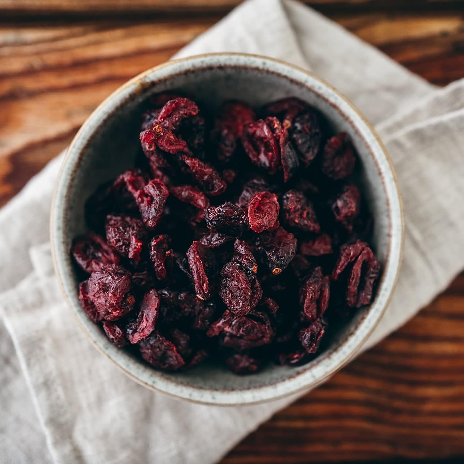 Detalle de Seeberger Cranberries sucrées séchées non soufrées (1 x 350 g) pour snack et cuisine