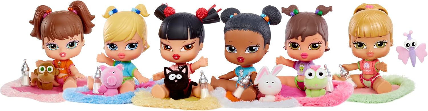 Detalle de Bratz Babyz 511496 Fianna – lalka kolekcjonerska z ubrankiem i flokowanym motylkiem