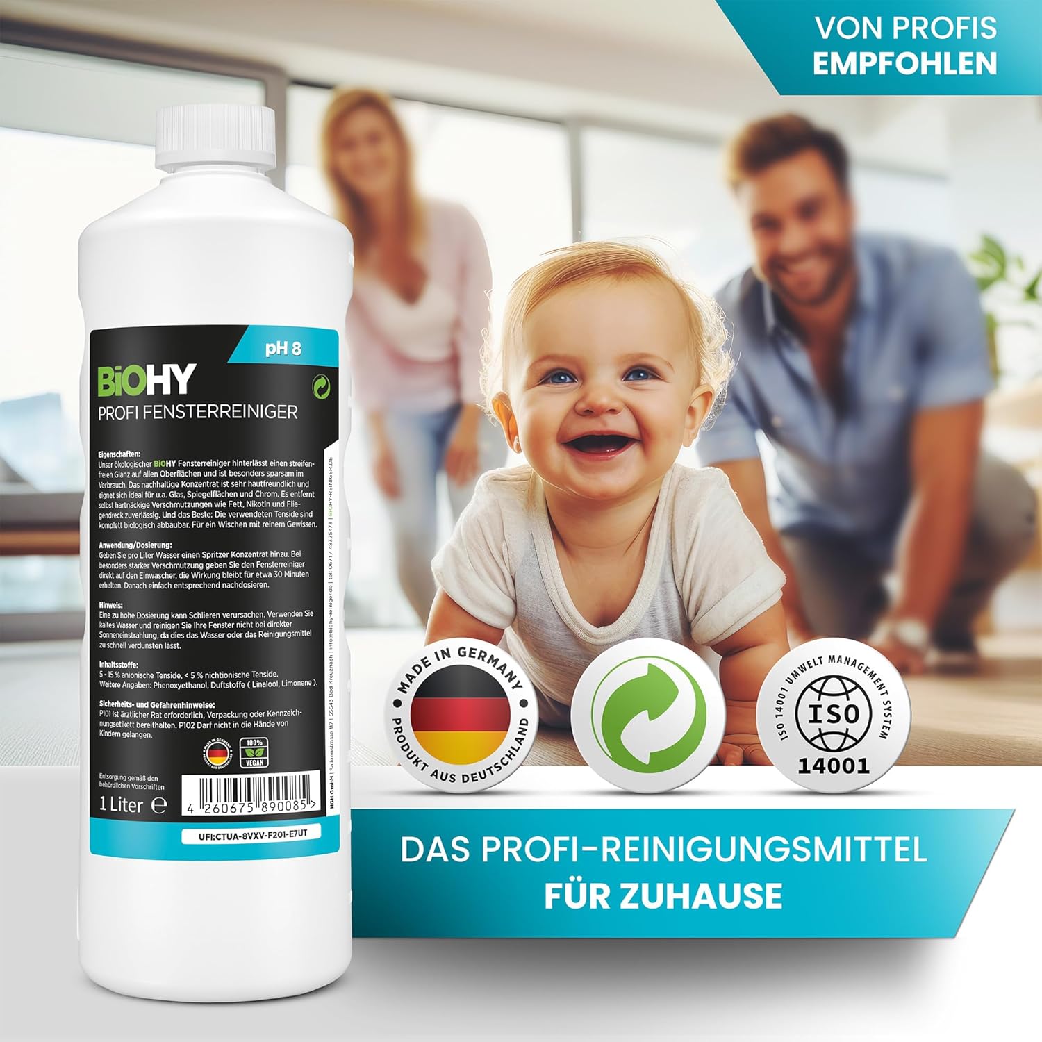 Thumbnail 4 de BiOHY Profi Fensterreiniger 1 L