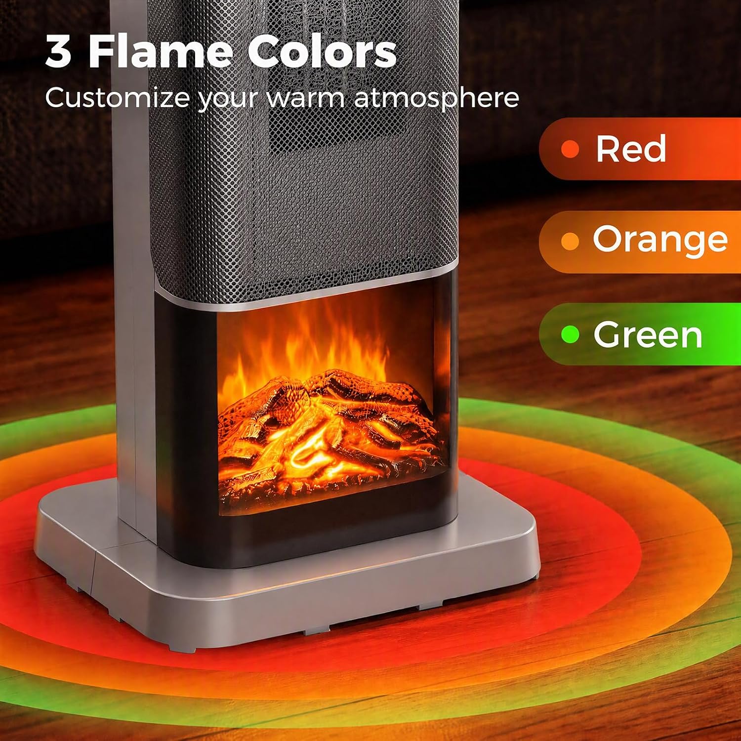 Thumbnail 6 de NEWBULIG AH-NFJ1F01-24SR 24-Inch 1500W Space Heater with Oscillation