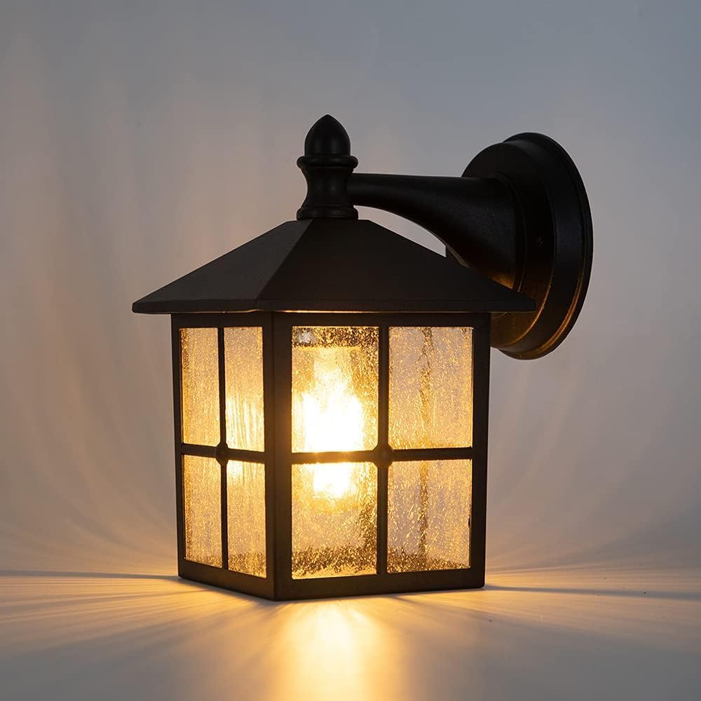 Thumbnail 6 de LUTEC Vintage Wall Light IP23: Classic Aluminium Lantern for Indoor and Outdoor Use