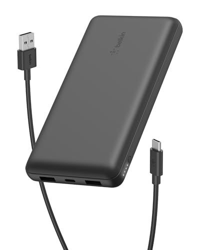 Detalle de Belkin BoostCharge 20000mAh 15W Power Bank with 1 USB-C Port & 2 USB-A Ports