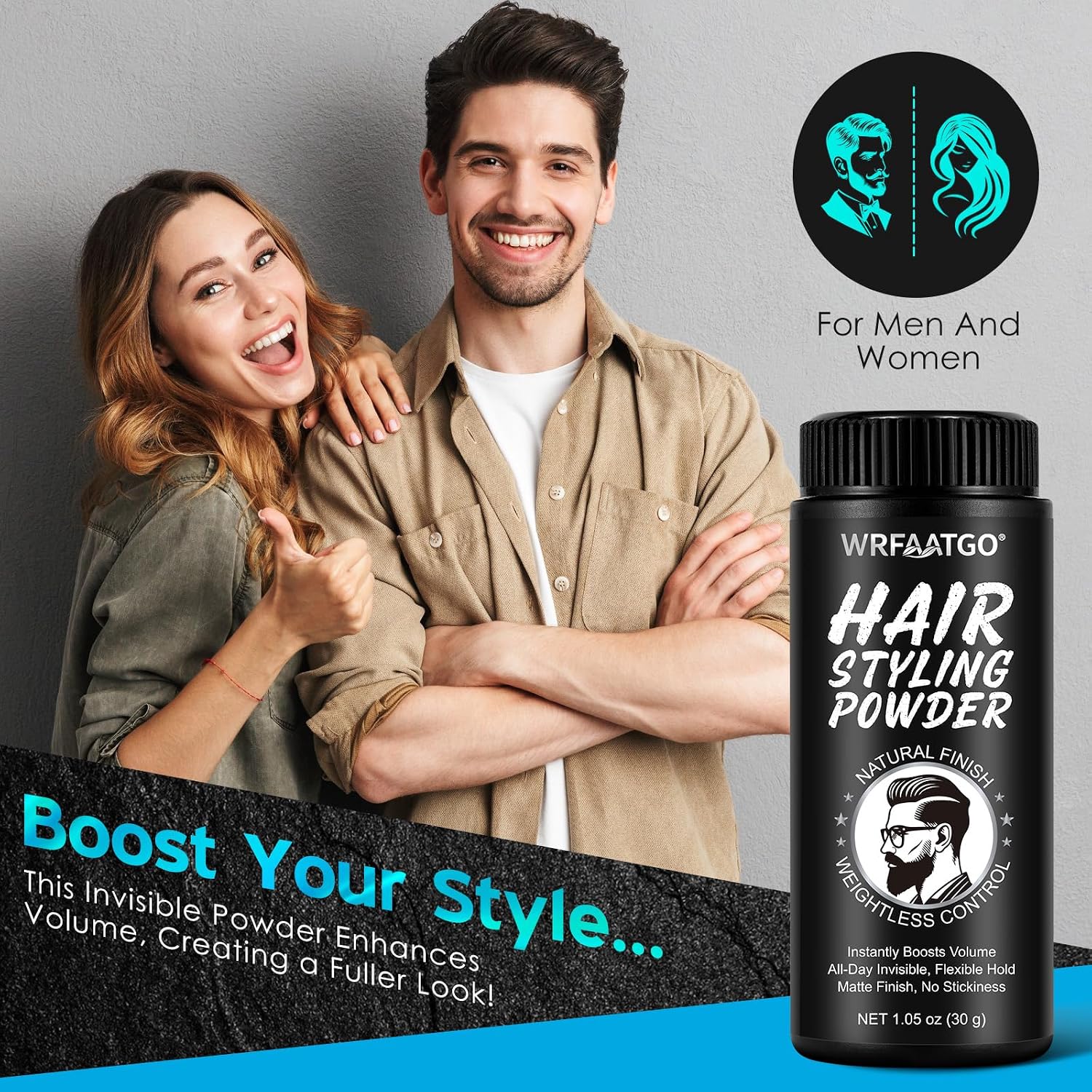 Thumbnail 3 de Cera in Polvere per Capelli Uomo – Volume istantaneo e finish opaco naturale (60 g)