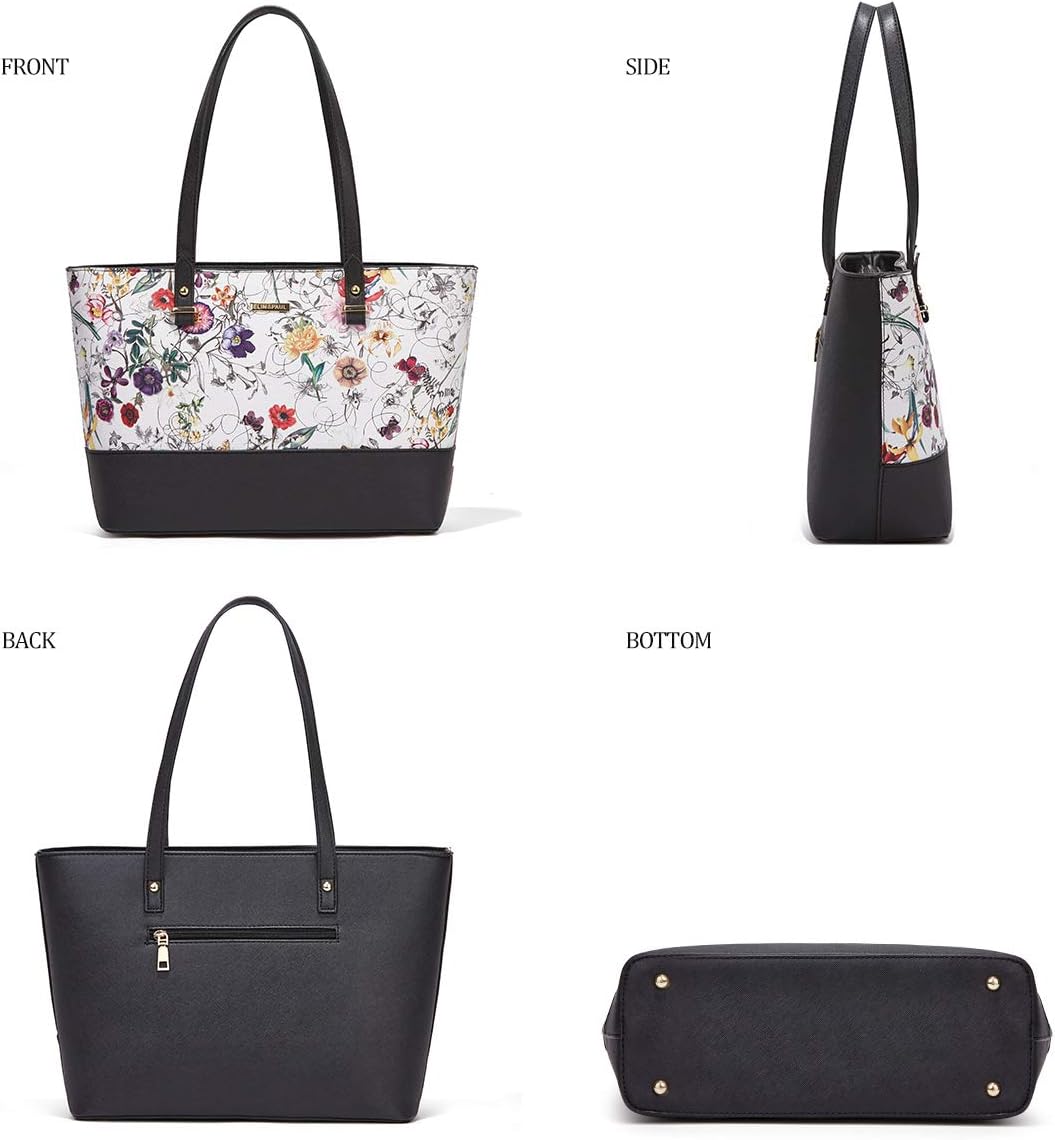 Thumbnail 1 de YTL Damen Handtasche Tote Shopper Großes 4-teiliges Set – Tasche, Umhängetasche, Geldbörse, Kartenhalter