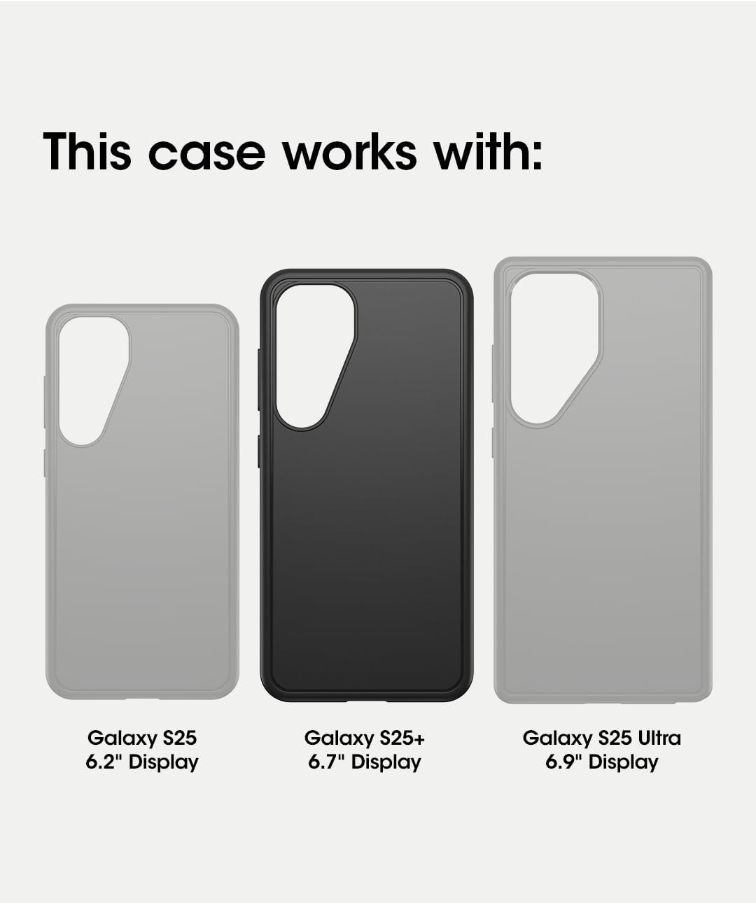 Detalle de OtterBox Defender Series XT Clear con Magneti per Samsung Galaxy S25 – 7x MIL-STD-810G, trasparente/viola