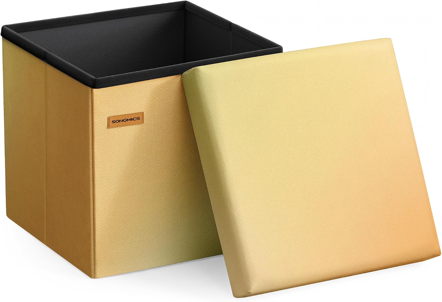 Detalle de SONGMICS Folding Storage Ottoman, 11.8-Inch