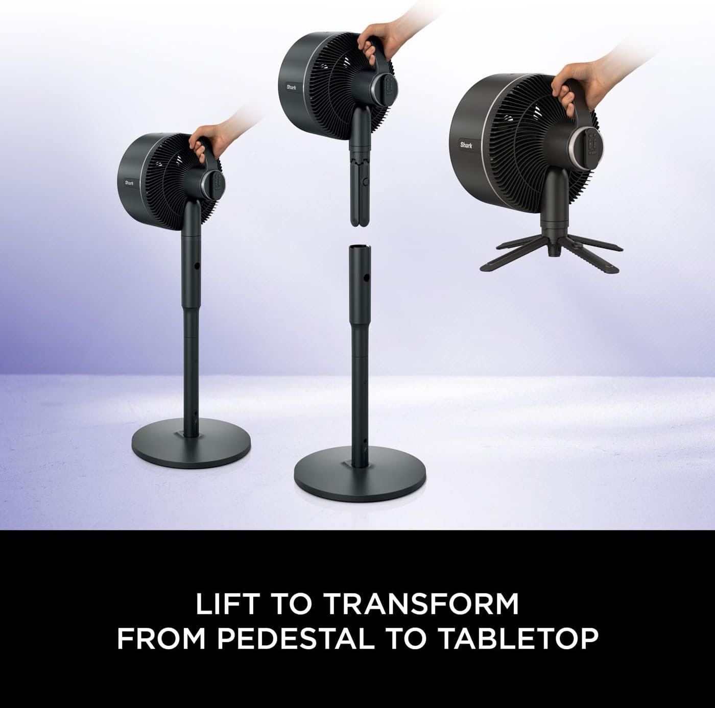 Thumbnail 3 de Shark FlexBreeze FA220UK 12 in 1 Hybrid Portable Fan with Remote & Misting Attachment