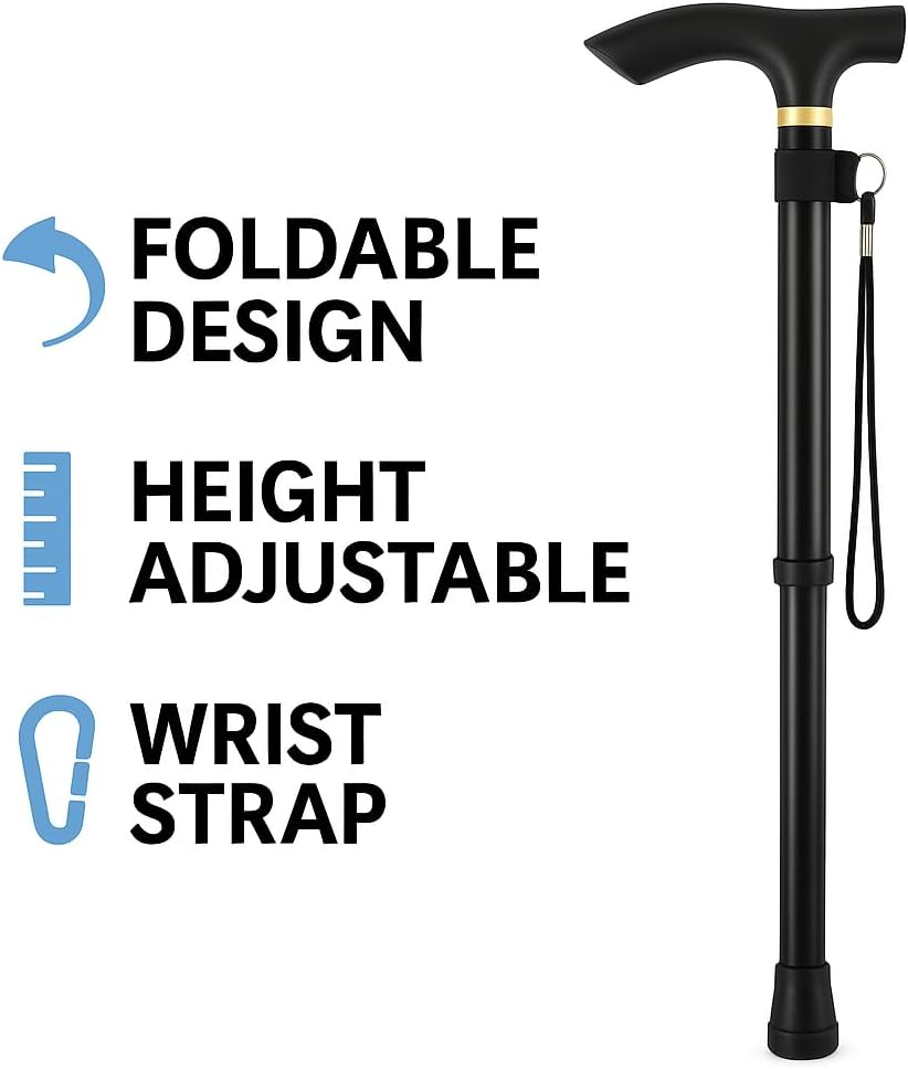 Thumbnail 4 de Folding Walking Stick, Lightweight 1.2m 🚶