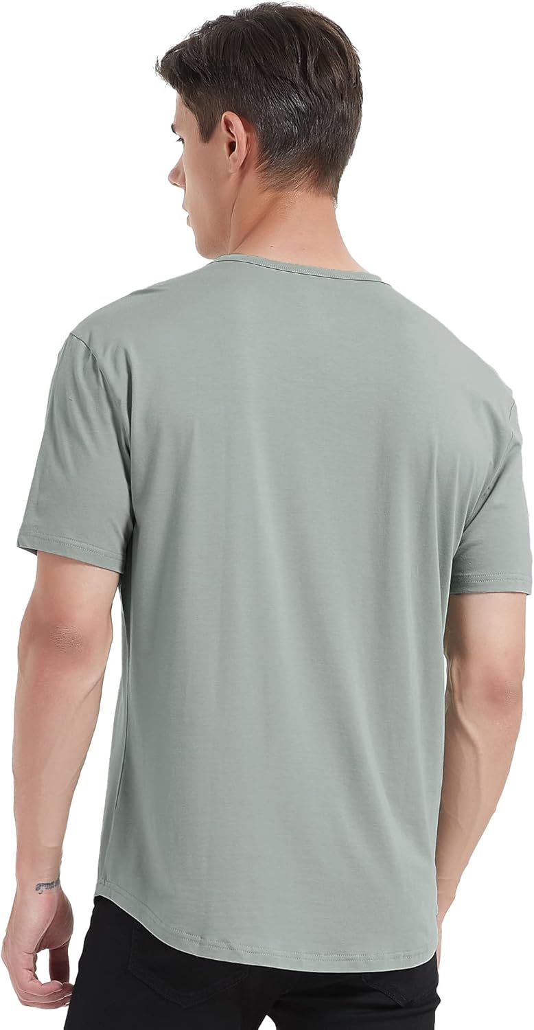 Thumbnail 5 de Netdraw Men's Ultra-Soft Bamboo Viscose T-Shirt with Curved Hem