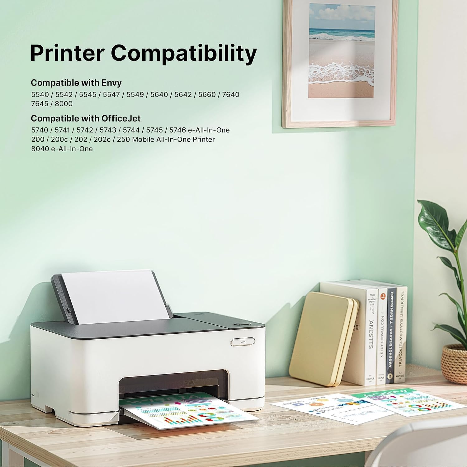 Detalle 2 de WISETA Wiseta 62XL Compatible Ink Cartridge Combo, Black and Tri-Colour