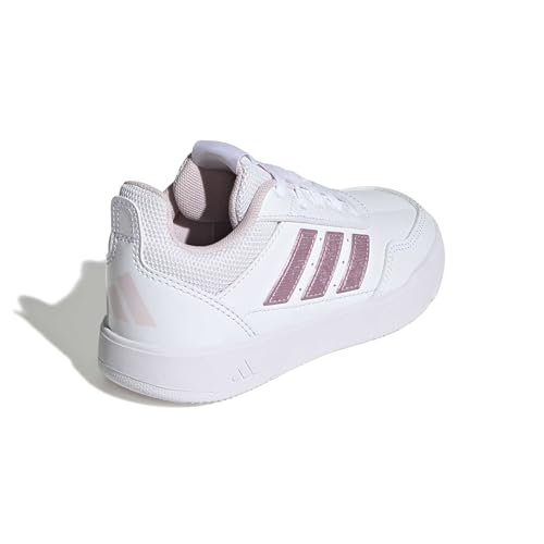 Detalle 2 de Adidas Tensaur Sport 3.0 Kids Trainers – FTWR White/Clear Pink/Grey Two, UK 11.5 Child