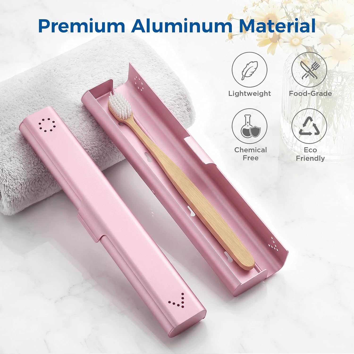 Detalle 2 de Joycation Aluminum Toothbrush Travel Case