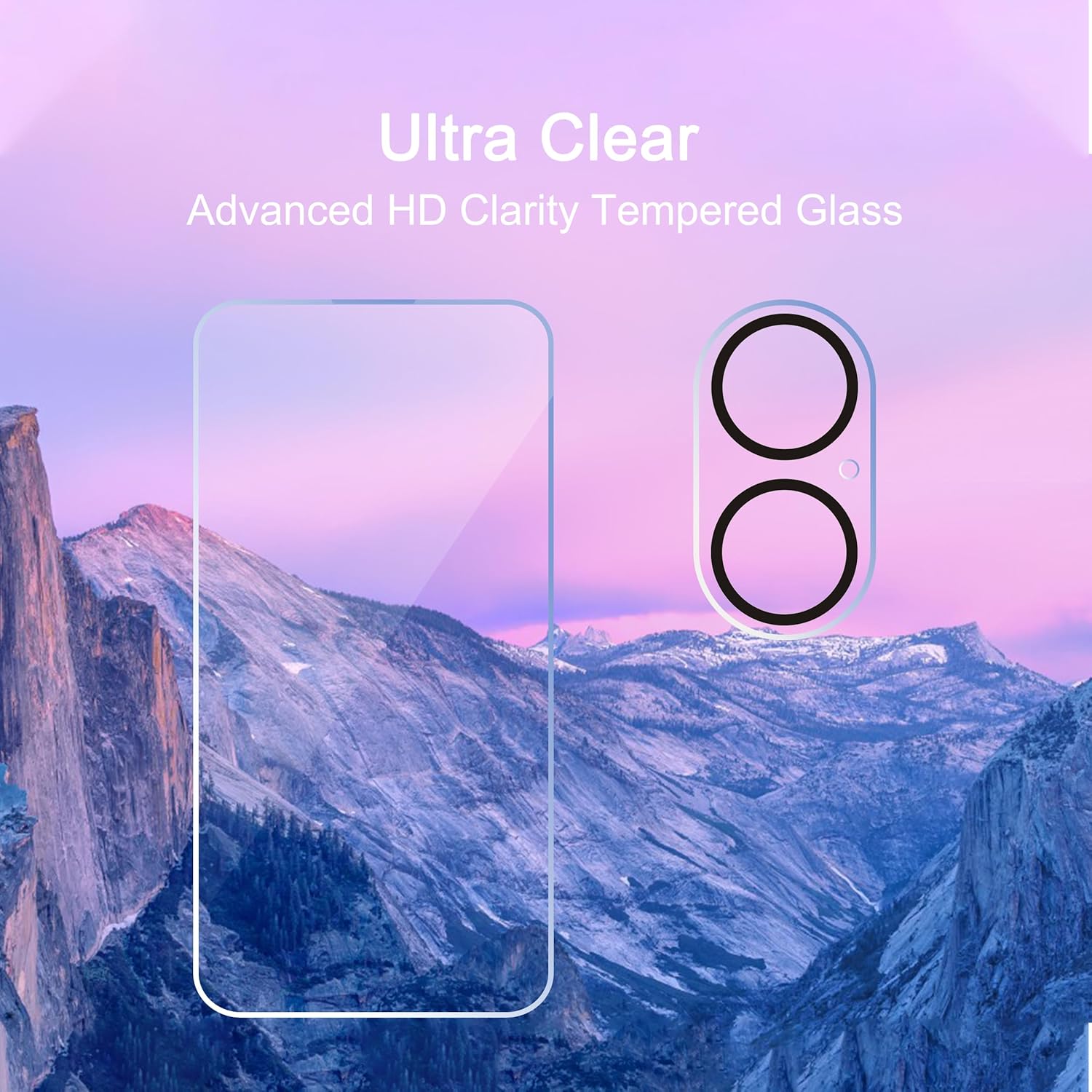 Thumbnail 2 de Ailun 3 Pack Screen Protector for iPhone 16 (6.1") + 3 Pack Camera Lens Protector with Installation Frame