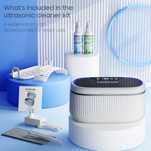 Thumbnail 8 de Fashome Ultrasonic Cleaner with 2 × 100ml Solutions, 550ml Tank