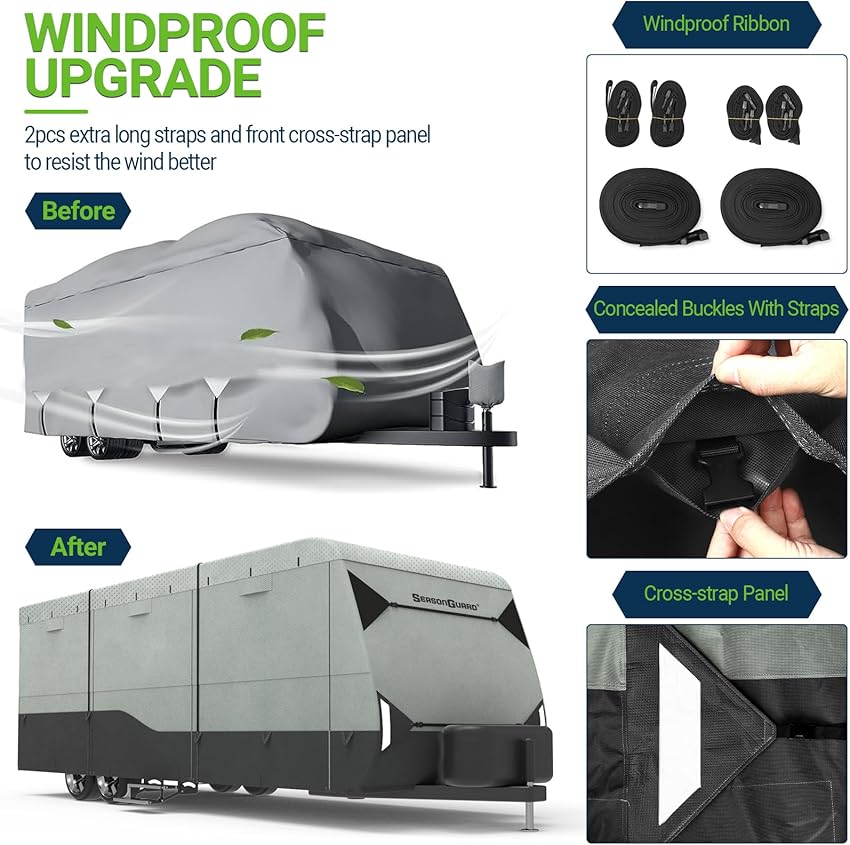 Thumbnail 3 de Season Guard RV Cover 7-Layer Waterproof Camper Cover 🏕
