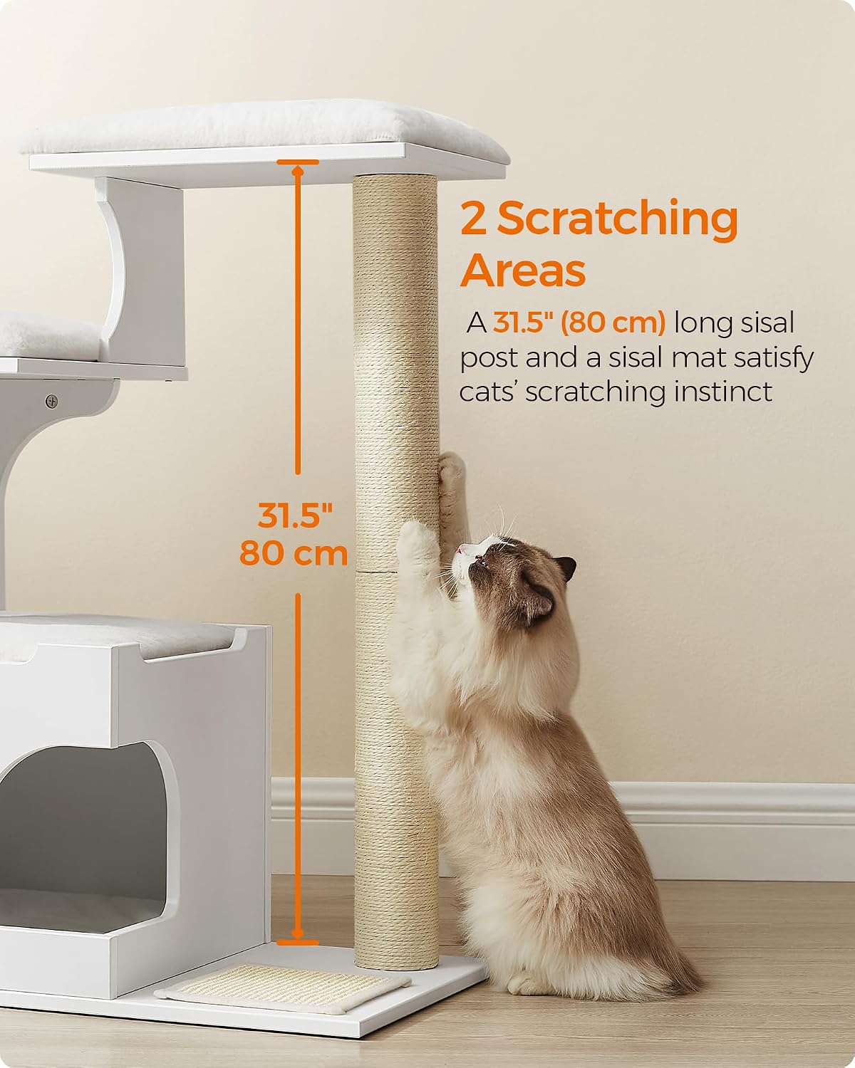 Thumbnail 5 de FEANDREA Caen Collection PCT070W01 Cat Tree, 3 Perches and Washable Cushions