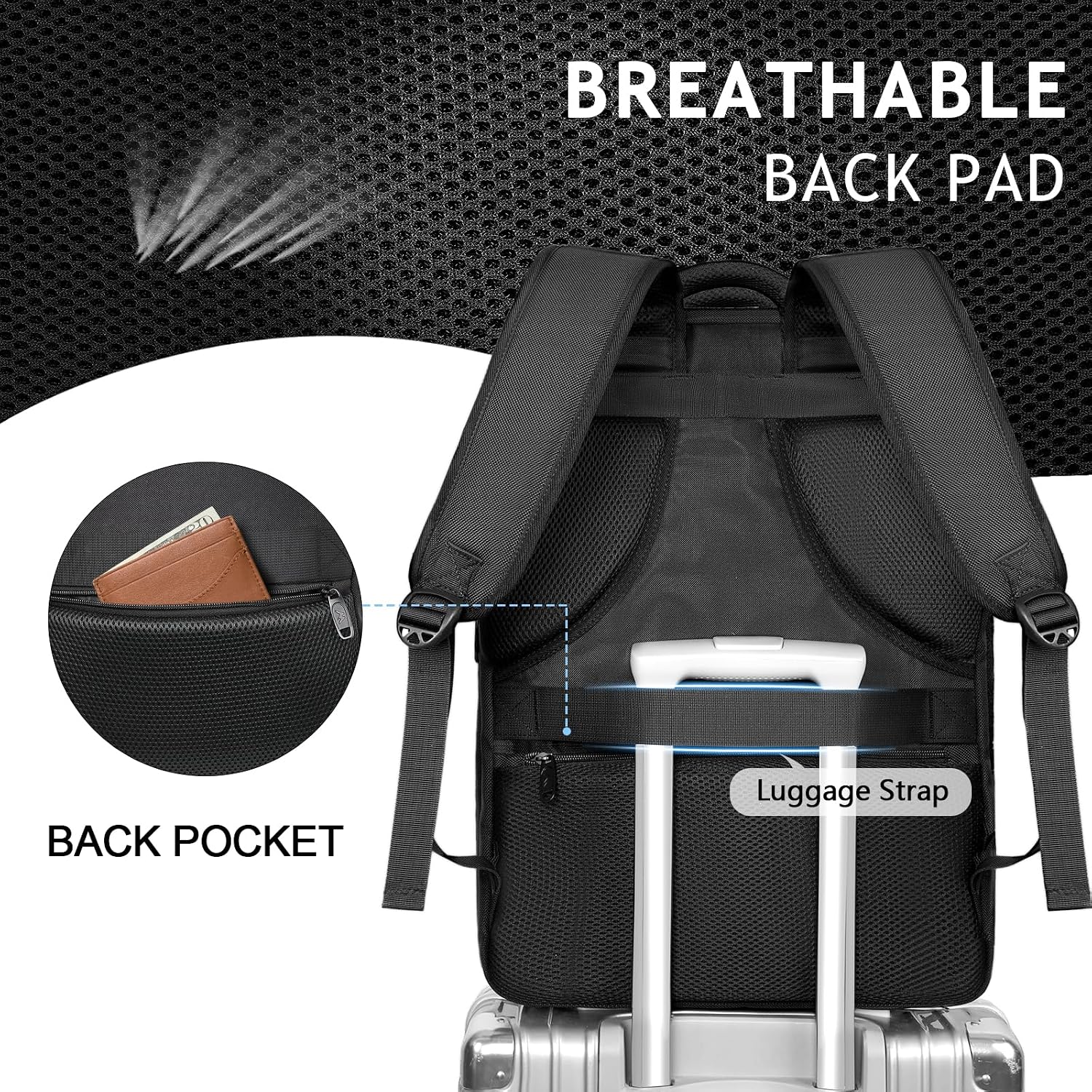 Thumbnail 5 de MATEIN Mochila Viaje Cabina 45L con USB