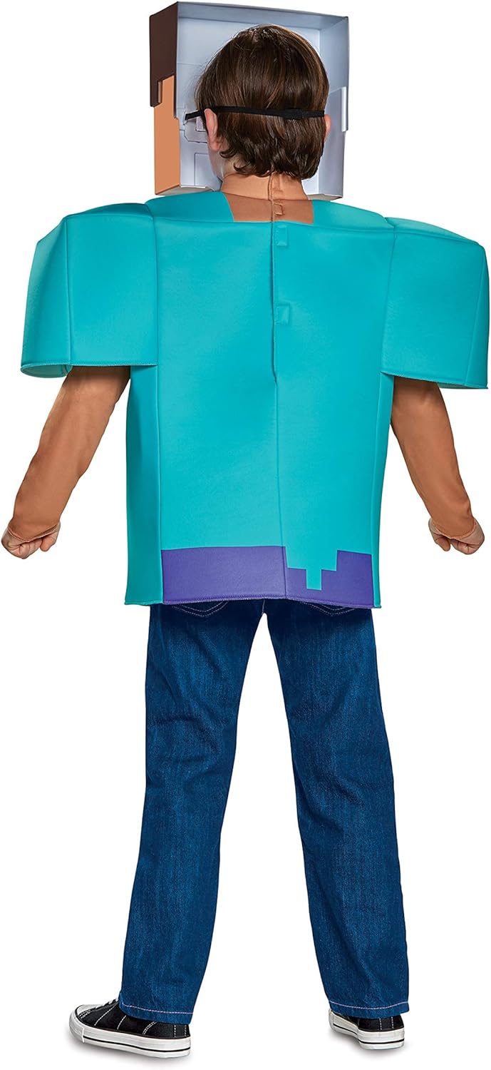 Thumbnail 5 de Steve Classic Minecraft Costume Medium 🎭