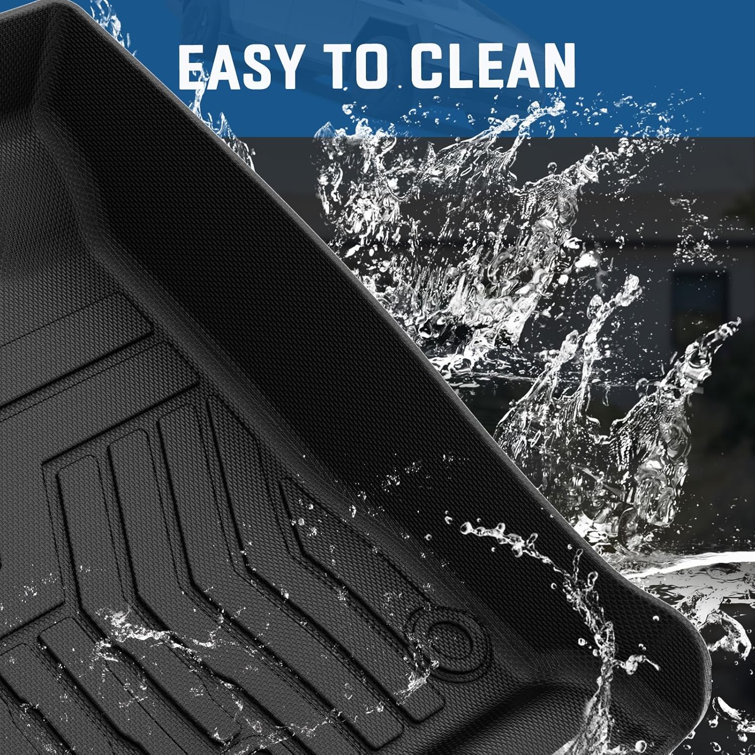 Thumbnail 6 de KUST All-Weather Floor Mats for Honda HR-V (2023–2026) – Full Set, TPE, High Edges, Cargo Mat