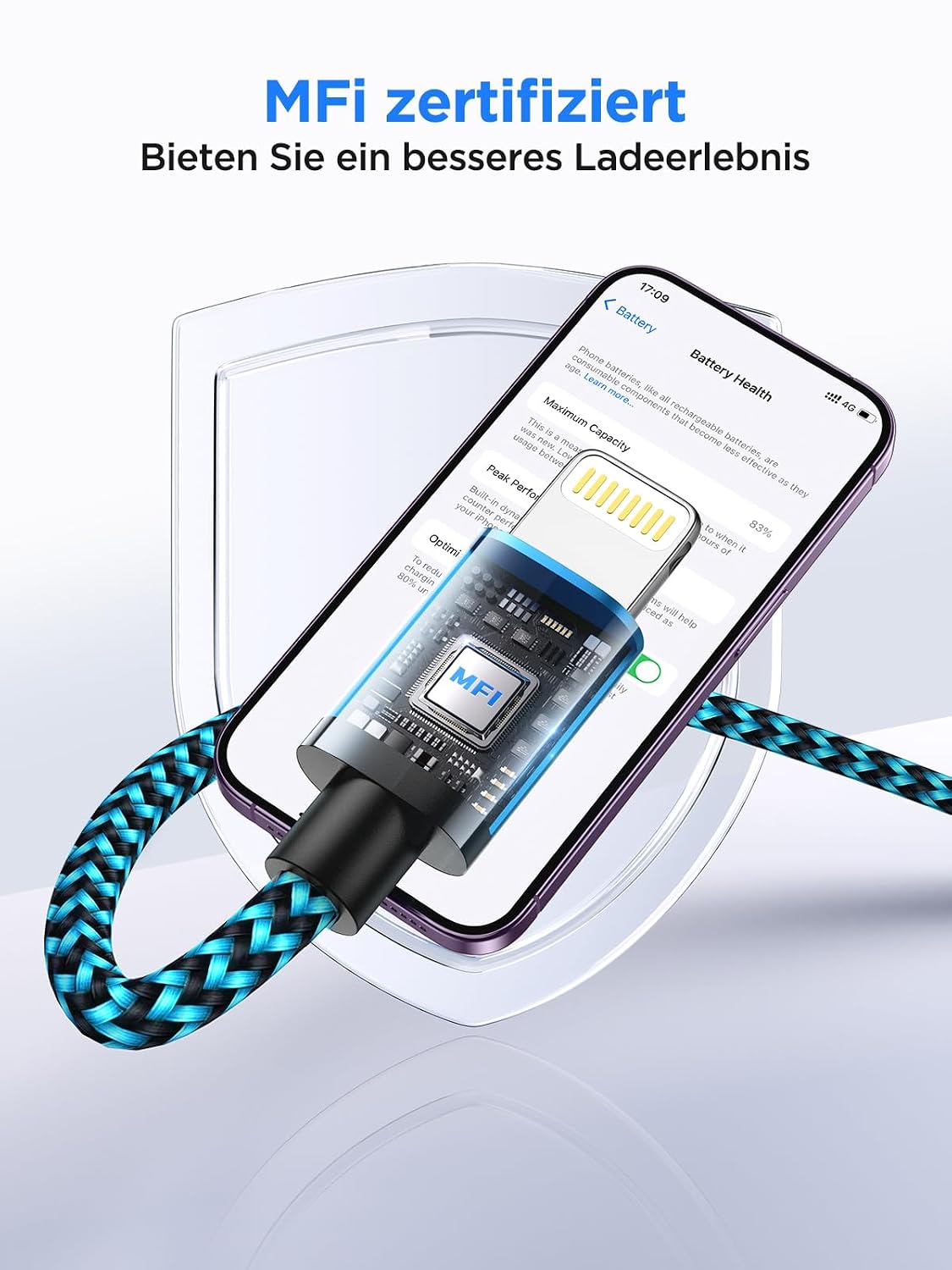 Detalle de iPhone Ladekabel 2M 3Pack Lightning 3A