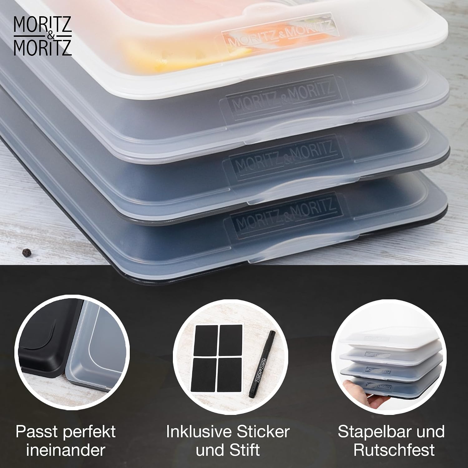 Thumbnail 5 de Moritz & Moritz Aufschnittbox 25×17×3 cm 🍽