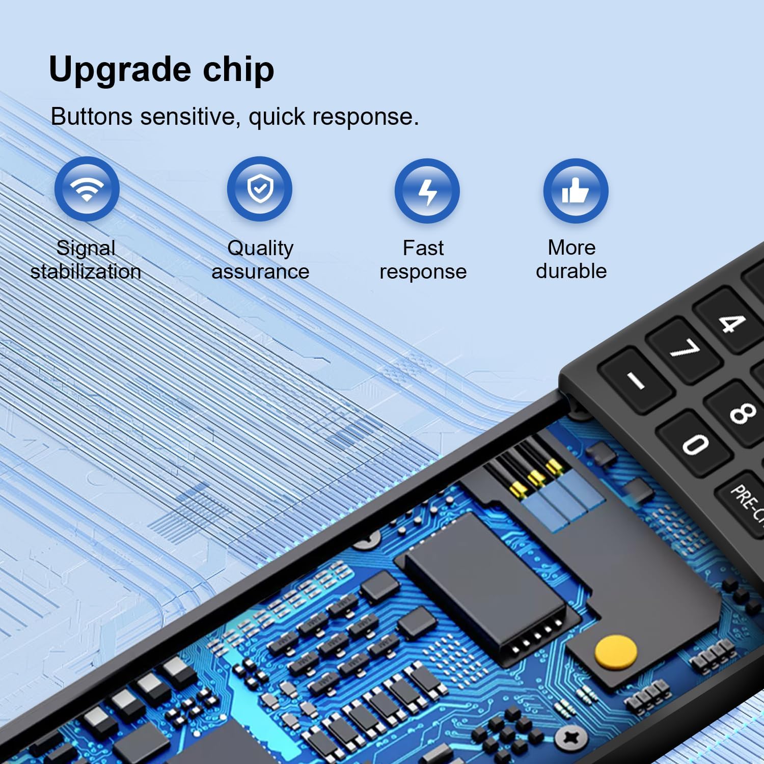 Thumbnail 5 de Universal Replacement Remote for Samsung Smart TV with Netflix, Prime Video, and Hulu Buttons (BN59-01315A)