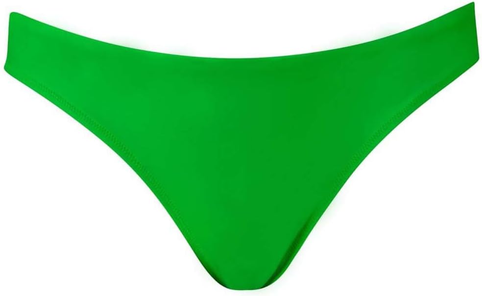 Detalle de Puma Women's Brazilian Swimwear:-slip bikini parte inferiore mid-rise in tessuto riciclato, resistente al cloro