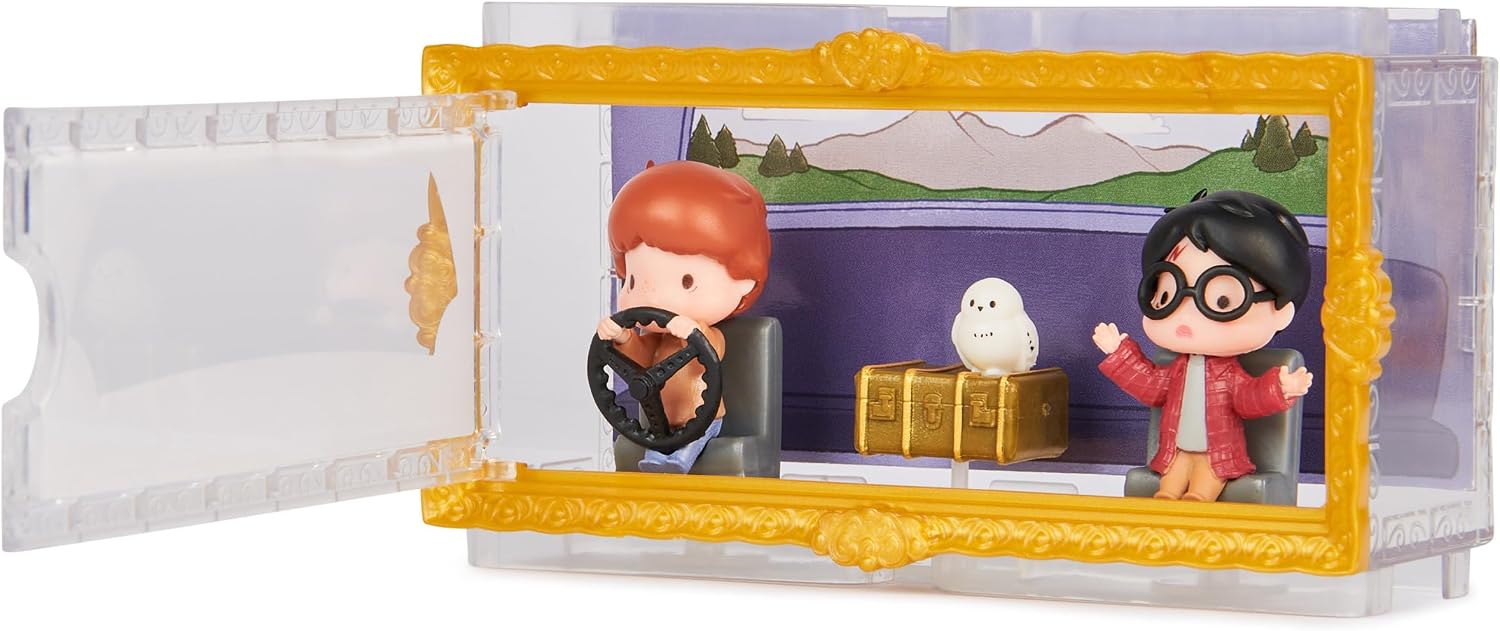 Thumbnail 6 de Wizarding World Harry Potter Micro Magical Moments Sammelfiguren Multipack „Ford Anglia“ mit Harry, Ron, Hedwig