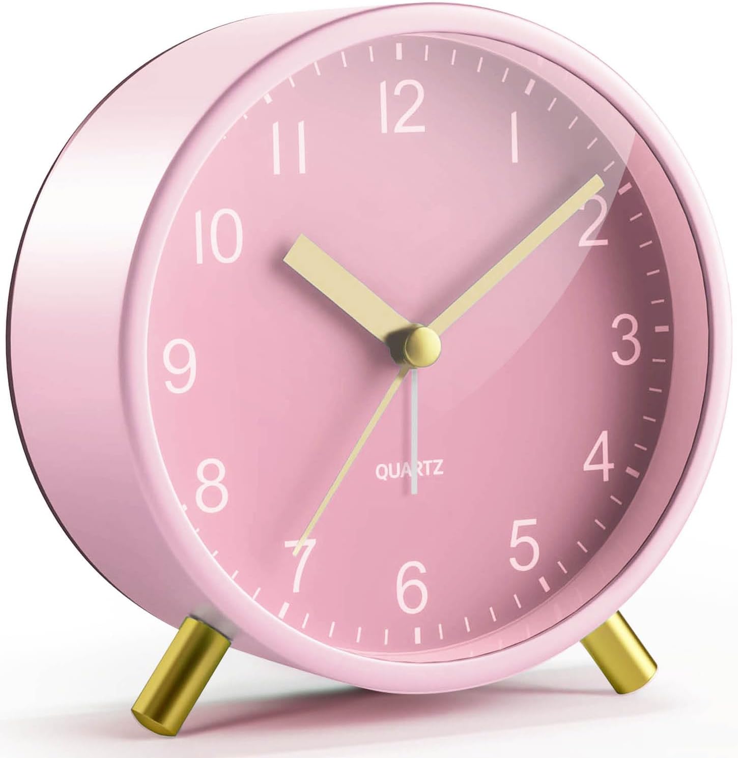 Thumbnail 6 de Jisile Silent Non-Ticking Battery Alarm Clock with Night Light (Sage Green)