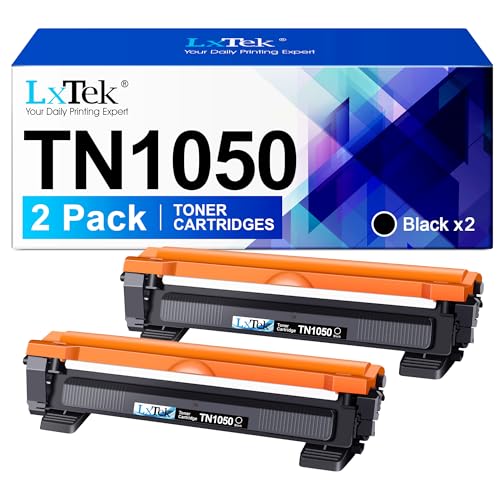 Detalle de LxTek TN1050 Tóner compatible Brother 2 unidades 🖨