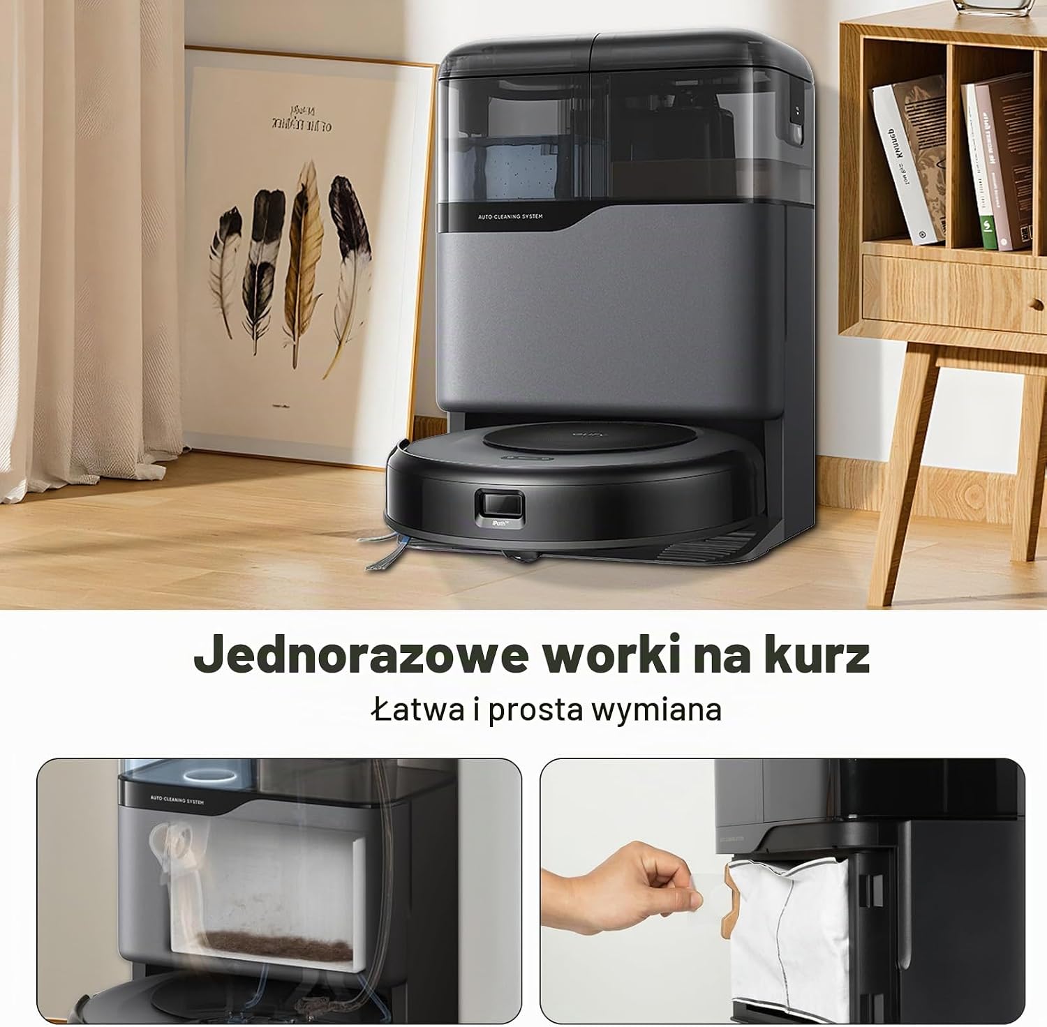 Detalle 1 de Fenkabs Omni C20 – 10 worków 3,1 l do robotów Eufy Omni C20 i C10