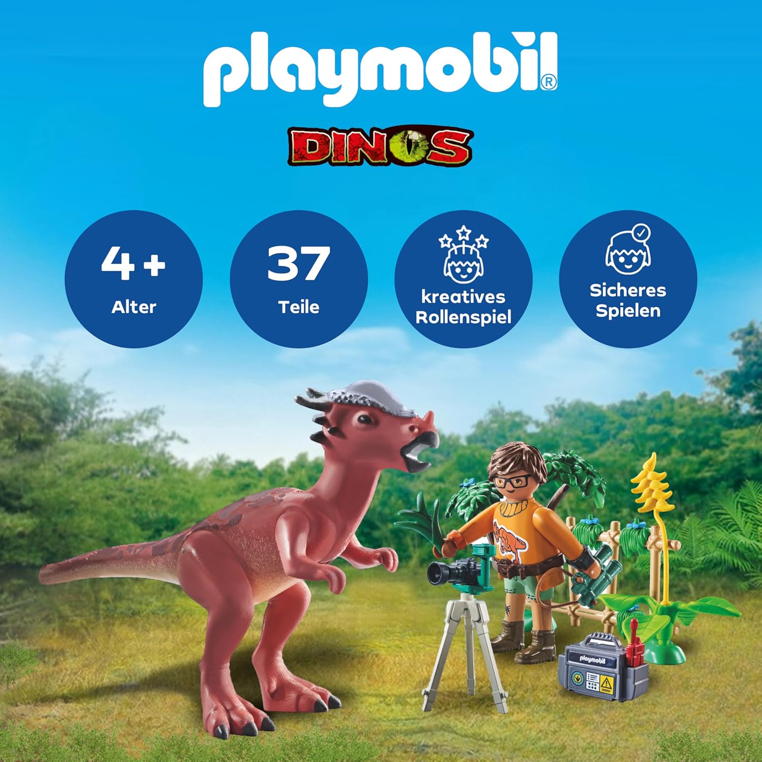 Detalle 2 de PLAYMOBIL Stygimoloch-Beobachtung Spielset 71822 🦕