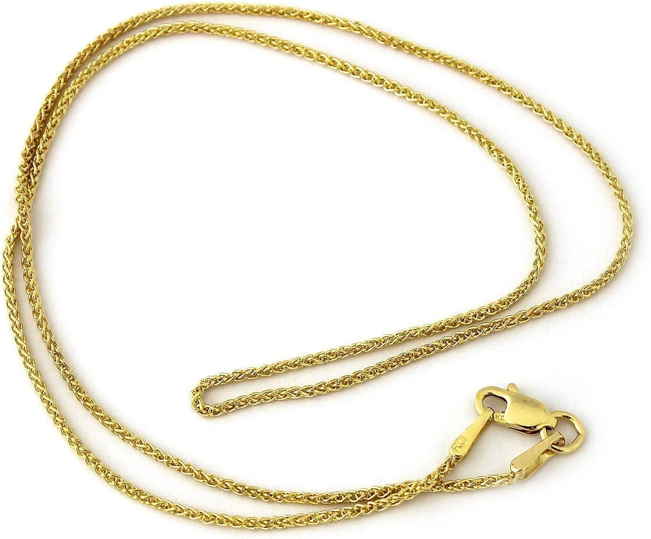 Detalle 2 de Oro Giallo 14 K con diamanti, taglio Spiga di Grano: collana a scelta di lunghezza