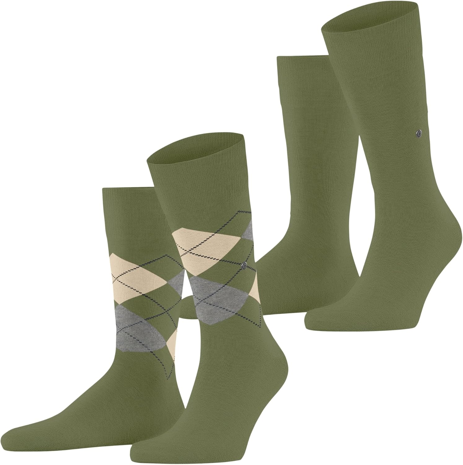 Thumbnail 6 de Burlington homme Everyday Argyle Mix 2-Pack — chaussettes respirantes en coton renforcé (lot de 2)