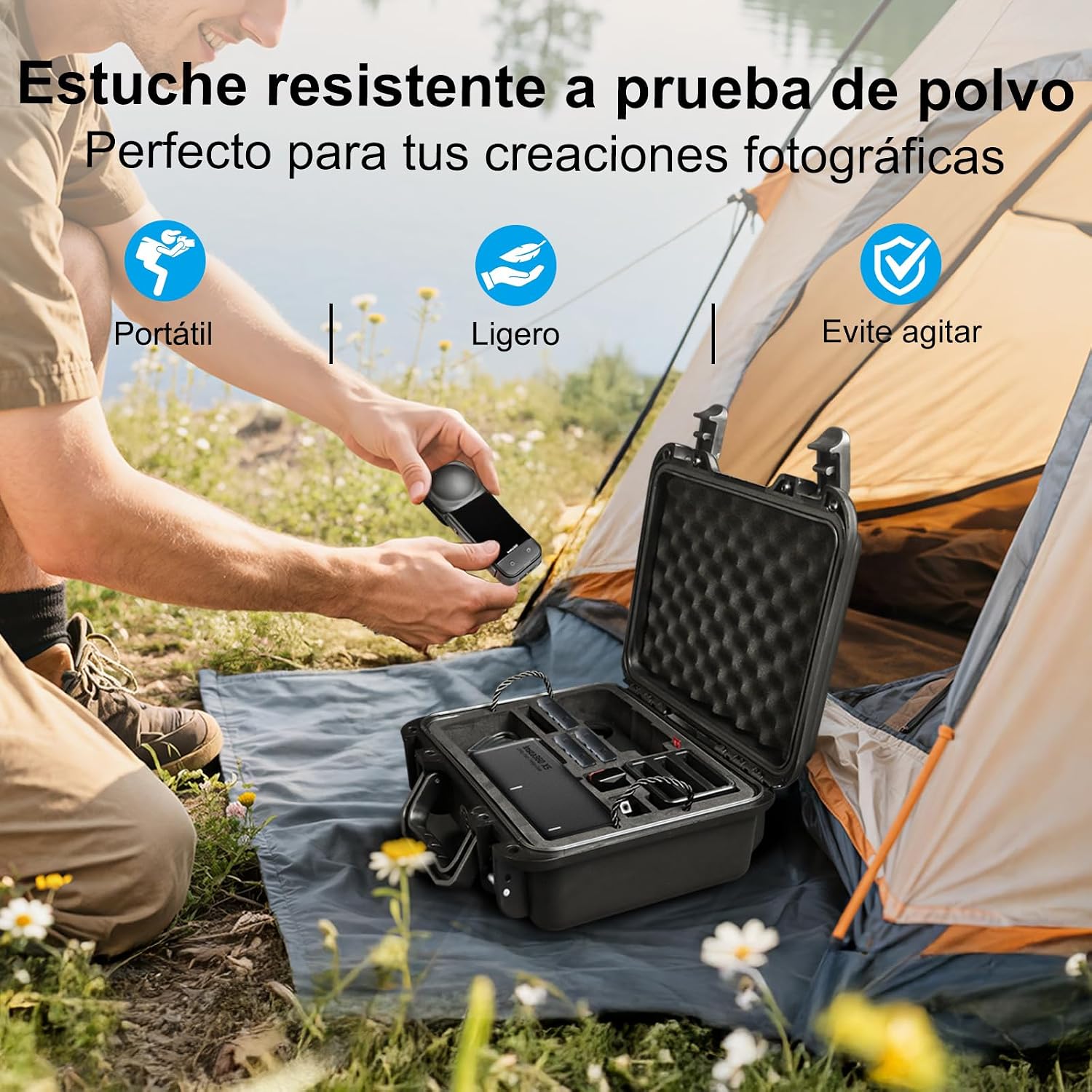 Thumbnail 5 de LEKUFEE Estuche transporte Insta360 X5 1,1 kg