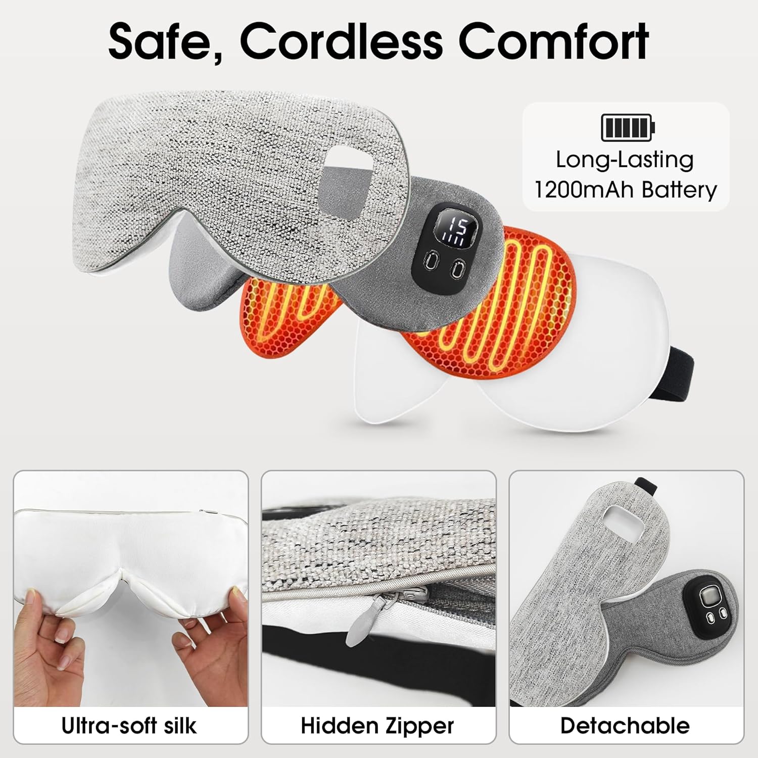 Thumbnail 5 de BOYUNSHI Heated Eye Mask 1200mAh