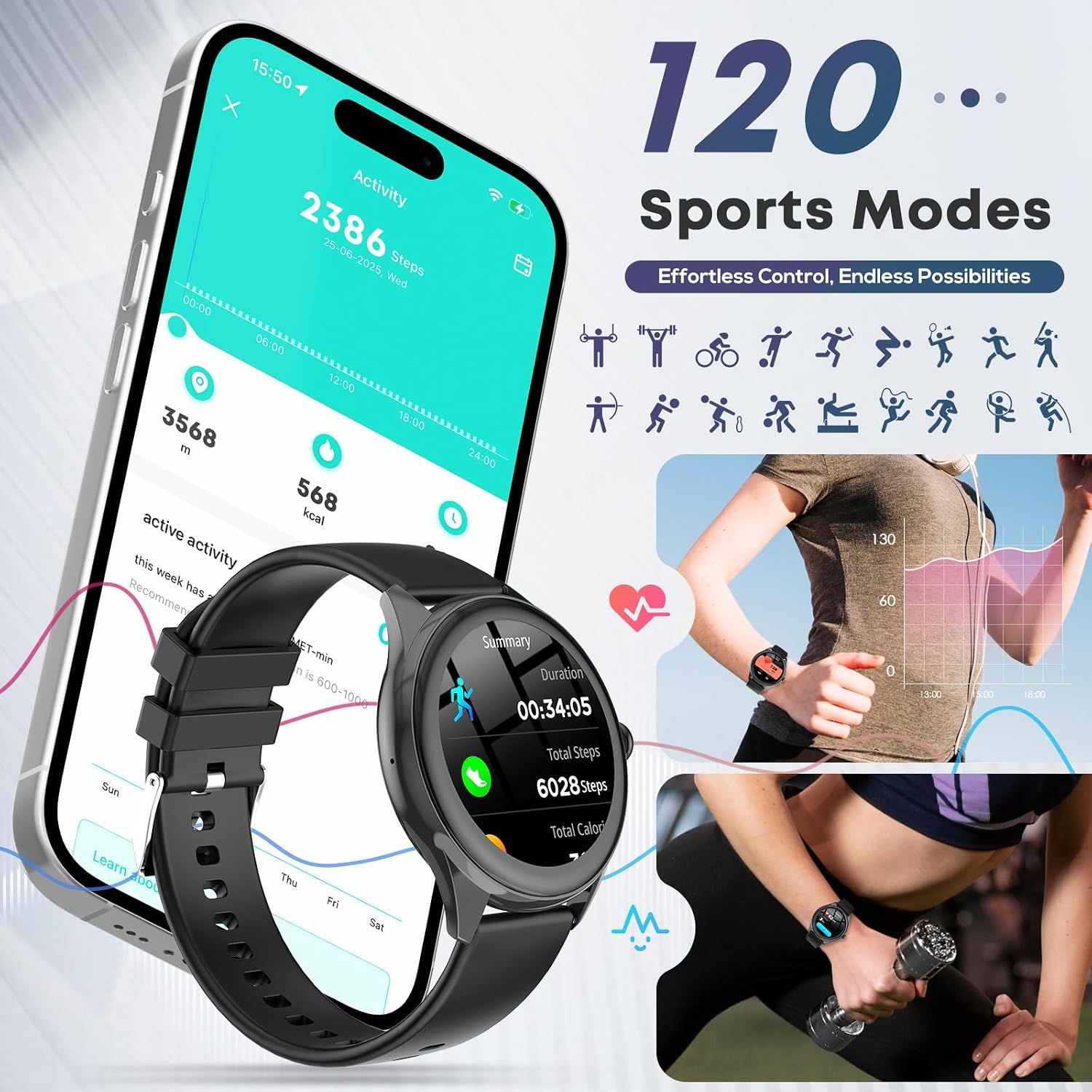 Detalle 2 de Smartwatch with 1.39-inch display