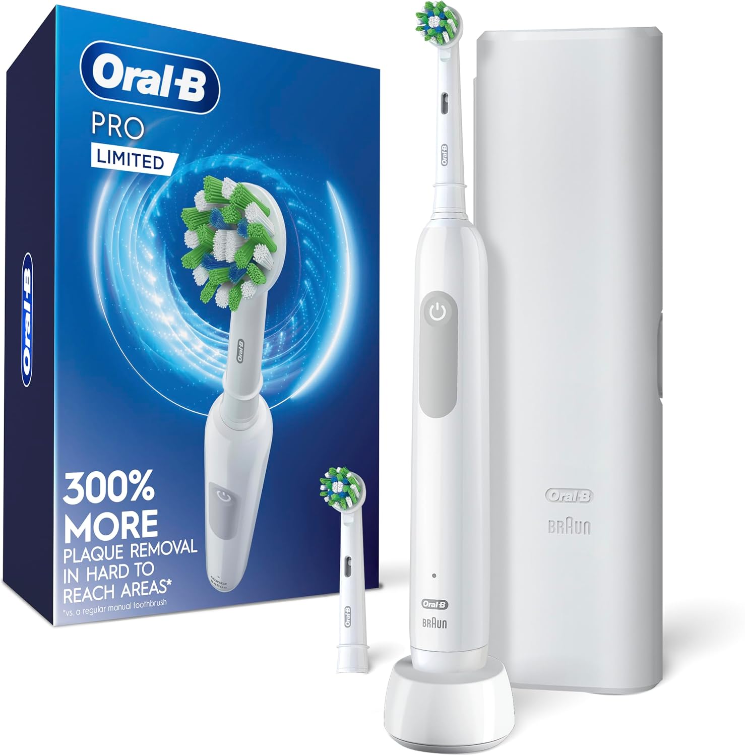 Detalle de Oral-B Pro Limited D305.523.1 Rechargeable Electric Toothbrush with Pressure Sensor