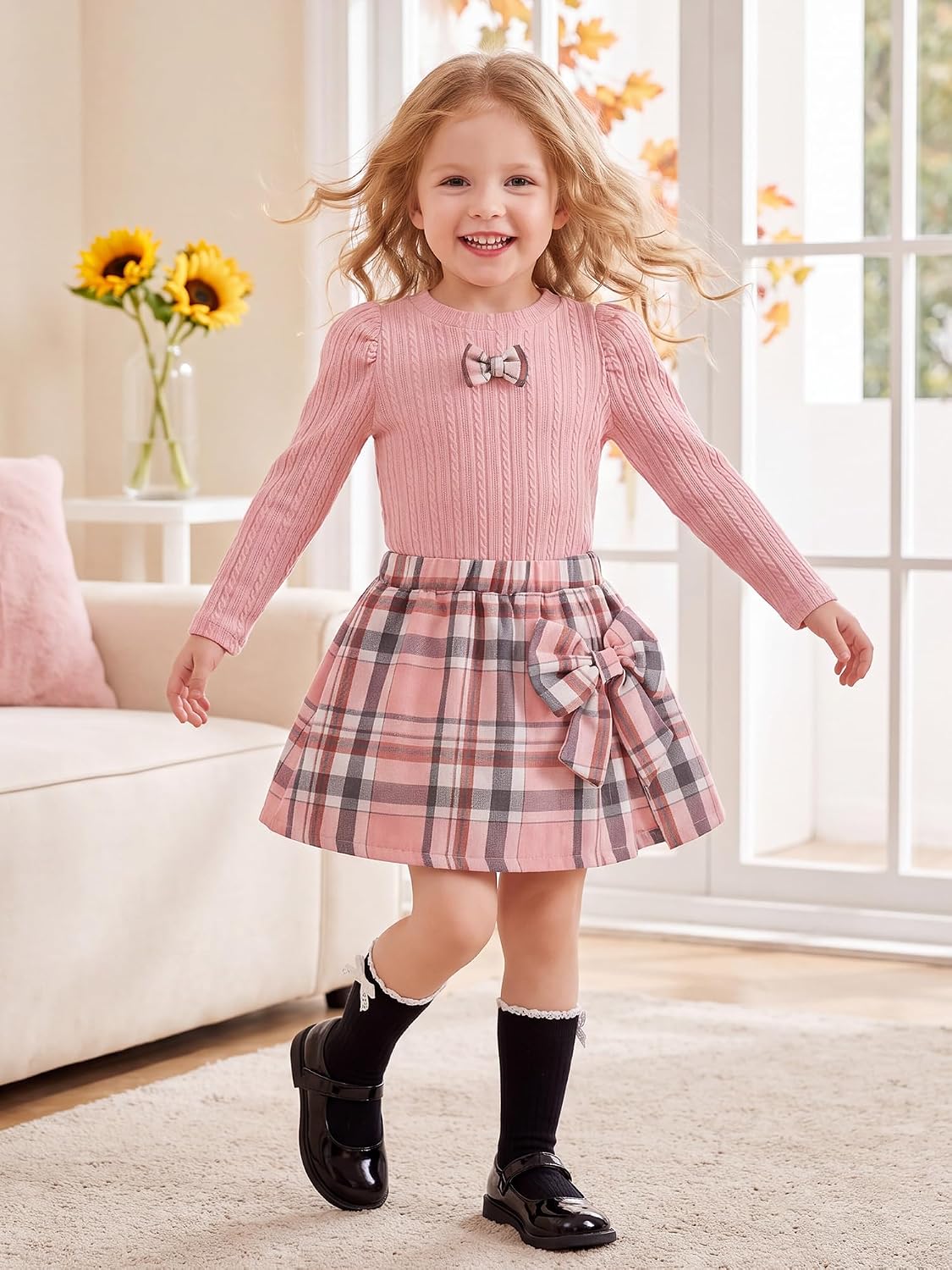 Detalle 2 de Toddler Girl Outfit Set, 18 Months to 6 Years