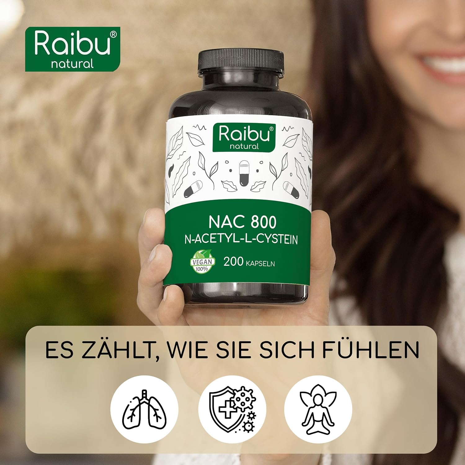 Thumbnail 5 de Raibu NAC 800 mg Kapseln 💊