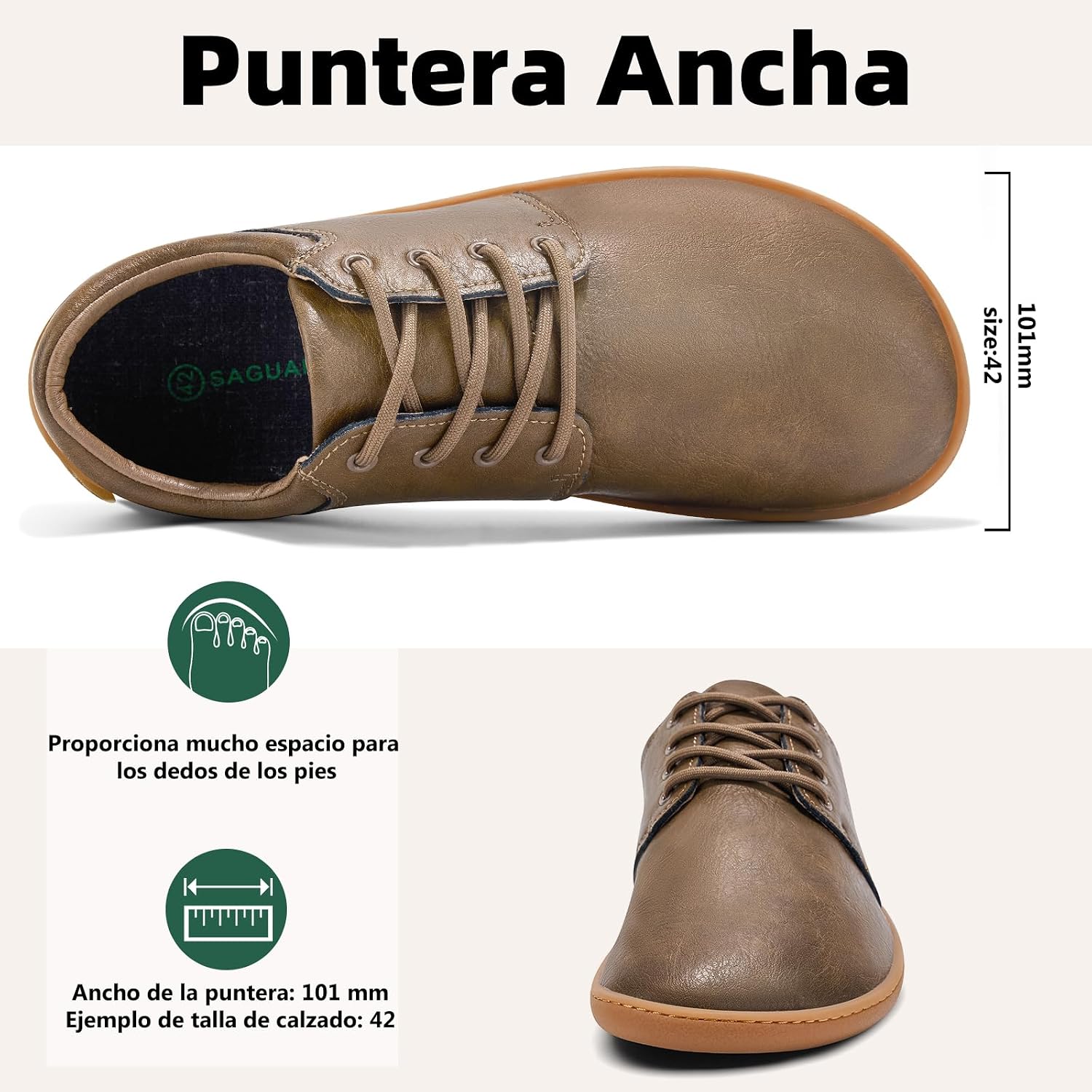 Thumbnail 1 de SAGUARO Zapatillas Minimalistas Noble II 36–48