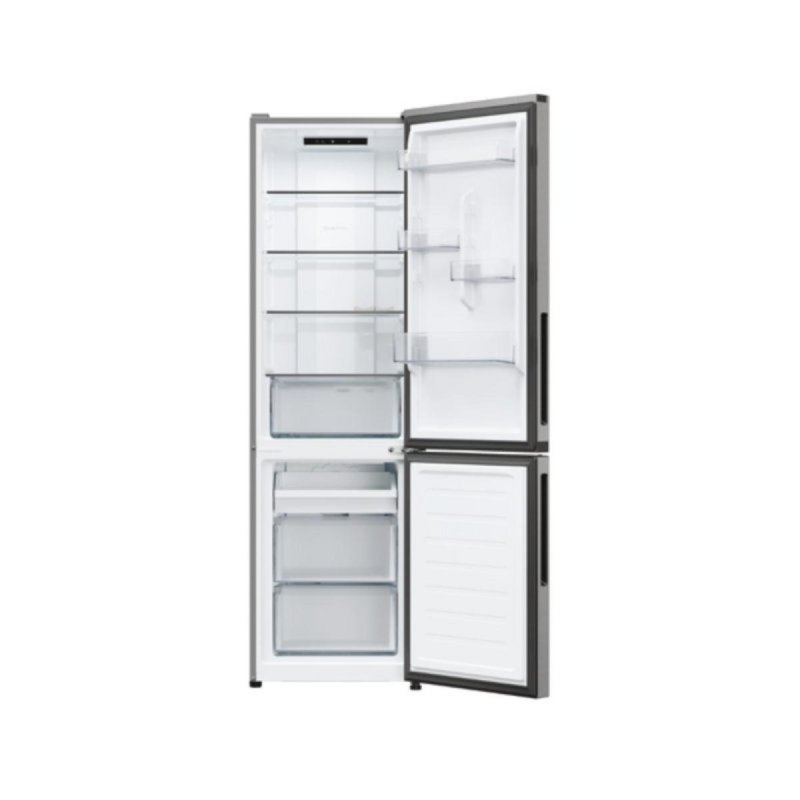 Detalle de Candy Combi 279L E Inox Circle Fresh: frigorífico de 55 cm que cuida la frescura