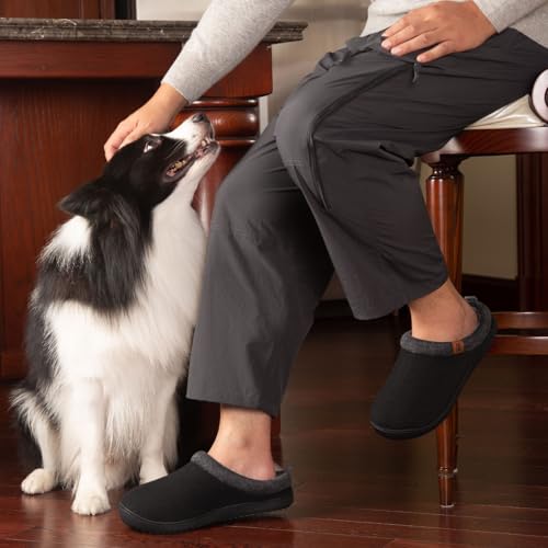 Thumbnail 1 de MERRIMAC Men's Slip-on Slippers: Indoor Comfort with Memory Foam & TPR Sole